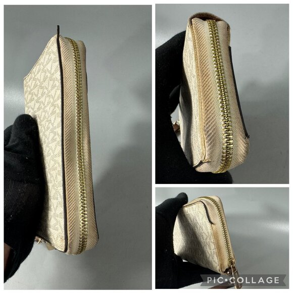 Michael Kors Jet Set Powder Blush Large Wallet/ Phone Case - Picture 15 of 15